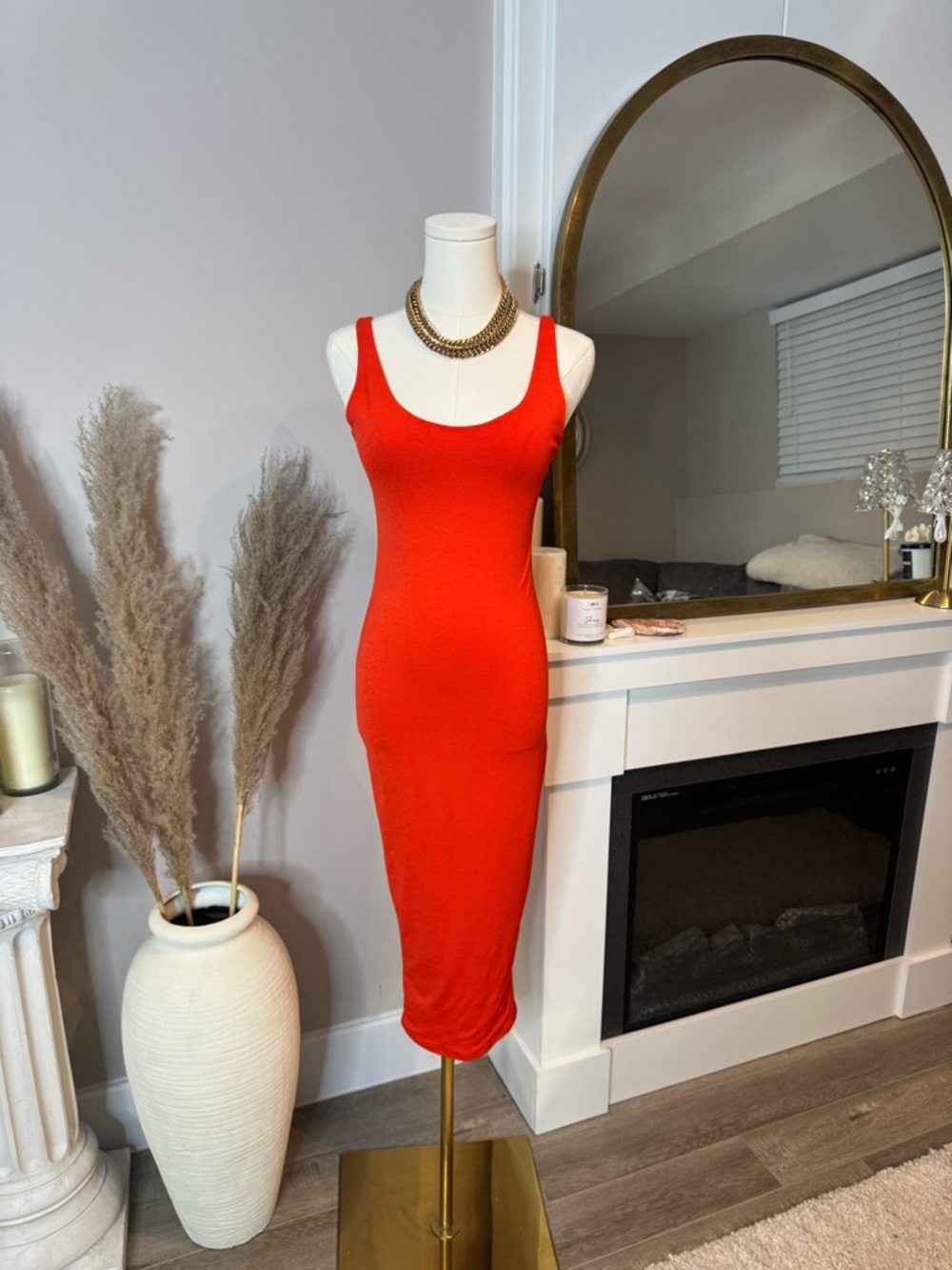 Naked Wardrobe Bodycon Midi Dress